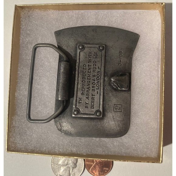 Vintage Metal Belt Buckle, Cutty Sark, Whiskey, - Picture 4 of 5